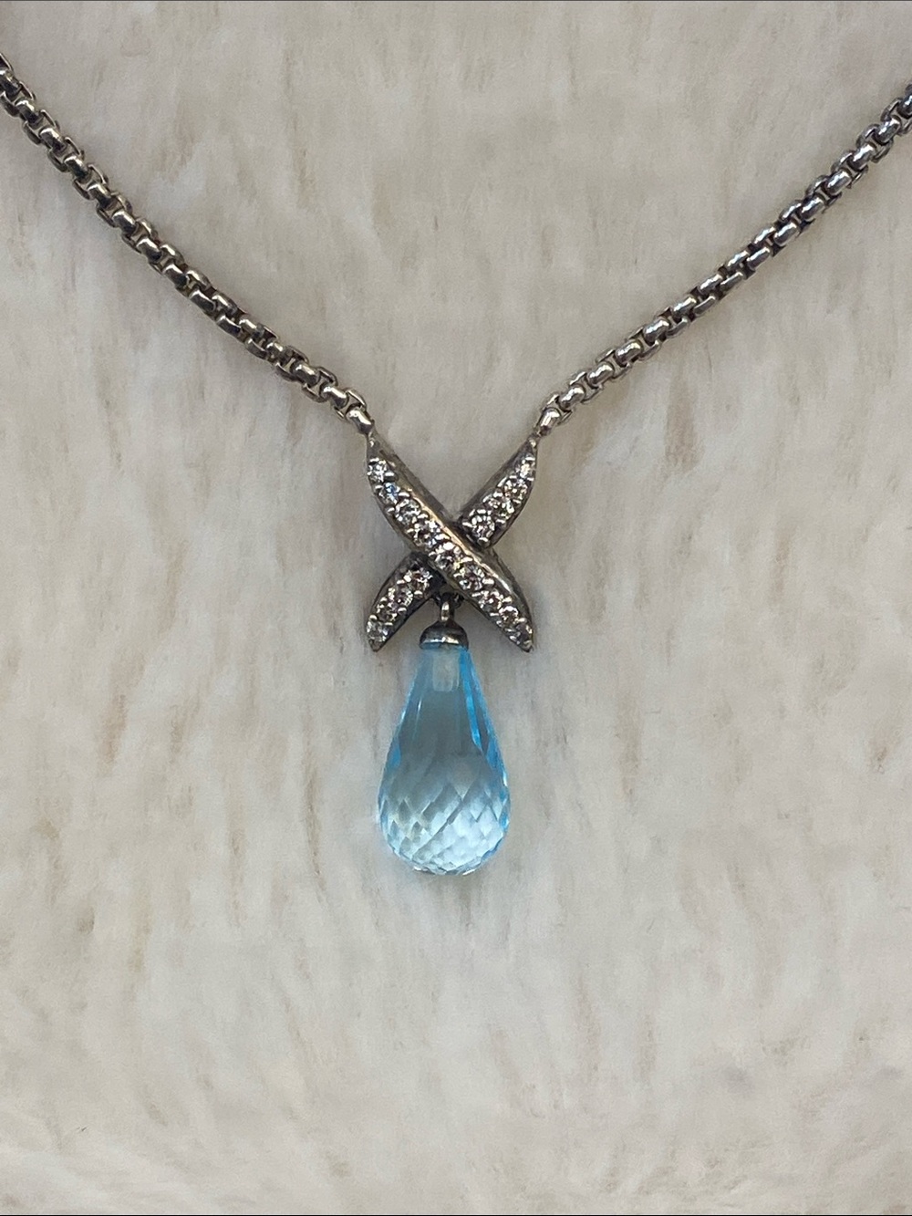 Blue Topaz Pendant